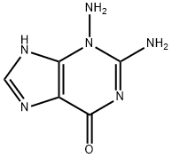 6H-Purin-6-one,  2,3-diamino-3,7-dihydro-  (9CI) Struktur