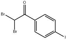 2,2-DIBROMO-1-(4-IODOPHENYL)ETHANONE Struktur