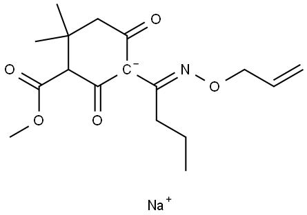 ALLOXYDIM-SODIUM Struktur