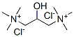 (2-hydroxytrimethylene)bis(trimethylammonium) dichloride Struktur