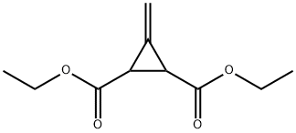 3-Methylene-1,2-cyclopropanedicarboxylic acid diethyl ester Struktur