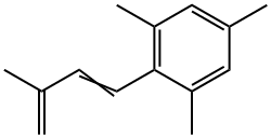 2-(3-Methyl-1,3-butadienyl)mesitylene Struktur