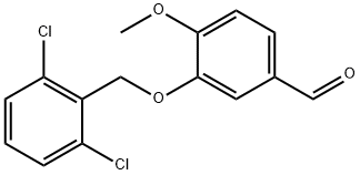 3-[(2,6-DICHLOROBENZYL)OXY]-4-METHOXYBENZALDEHYDE Struktur