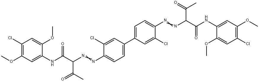 Pigment Yellow 83 Struktur