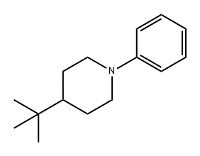 1-Phenyl-4-tert-butylpiperidine Struktur