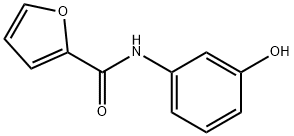 N-(3-hydroxyphenyl)-2-furamide Struktur