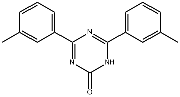 4,6-Bis(3-methylphenyl)-1,3,5-triazin-2(1H)-one Struktur