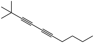 2,2-Dimethyl-3,5-decadiyne Struktur