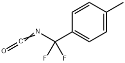 Difluoro(4-methylphenyl)methyl isocyanate Struktur