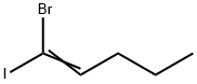 1-Bromo-1-iodo-1-pentene Struktur