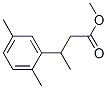 β,2,5-Trimethylbenzenepropionic acid methyl ester Struktur