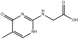 Glycine, N-(1,4-dihydro-5-methyl-4-oxo-2-pyrimidinyl)- (9CI) Struktur