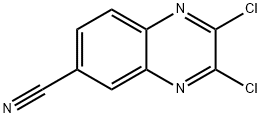 6-QUINOXALINECARBONITRILE, 2,3-DICHLORO- Struktur