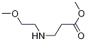 Methyl 3-[(2-methoxyethyl)amino]propanoate Struktur