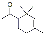 1-(2,2,4-trimethyl-3-cyclohexen-1-yl)ethan-1-one  Struktur