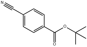 Benzoic acid, 4-cyano-, 1,1-diMethylethyl ester Struktur