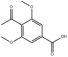 4-acetyl-3,5-dimethoxybenzoic acid Struktur