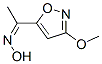 Ethanone, 1-(3-methoxy-5-isoxazolyl)-, oxime, (Z)- (9CI) Struktur