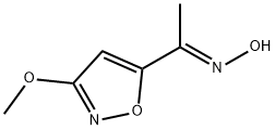 Ethanone, 1-(3-methoxy-5-isoxazolyl)-, oxime, (E)- (9CI) Struktur