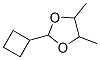 1,3-Dioxolane,  2-cyclobutyl-4,5-dimethyl- Struktur