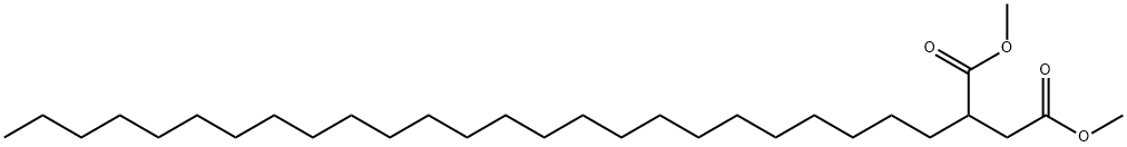 2-Pentacosylbutanedioic acid dimethyl ester Struktur