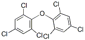 1,3,5-trichloro-2-(2,4,6-trichlorophenoxy)benzene Struktur