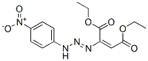 (E)-2-[3-(4-Nitrophenyl)-1-triazeno]-2-butenedioic acid diethyl ester Struktur