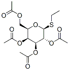 Ethyl 2,3,4,6-tetra-O-acetyl-1-thio-b-D-galactopyranoside Struktur