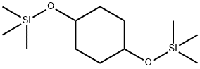 Silane, [1,4-cyclohexanediylbis(oxy)]bis[trimethyl- Struktur