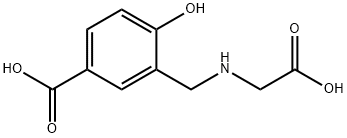 3-(CARBOXYMETHYLAMINOMETHYL)-4-HYDROXYBENZOIC ACID Struktur