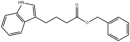 benzyl 4-(1H-indol-3-yl)butyrate Struktur