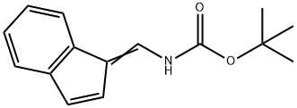 N-(1H-Inden-1-ylidenemethyl)carbamic acid tert-butyl ester Struktur