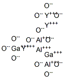 trialuminium digallium triyttrium dodecaoxide Struktur