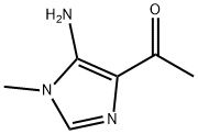 Ethanone, 1-(5-amino-1-methyl-1H-imidazol-4-yl)- (9CI) Struktur