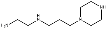 1,2-Ethanediamine,N-[3-(1-piperazinyl)propyl]-(9CI) Struktur