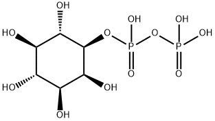 [hydroxy-[(2R,3S,5R,6R)-2,3,4,5,6-pentahydroxycyclohexyl]oxy-phosphoryl]oxyphosphonic acid Struktur