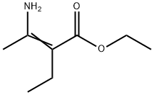 2-Butenoic  acid,  3-amino-2-ethyl-,  ethyl  ester Struktur