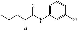 2-Chloro-N-(3-hydroxyphenyl)valeramide Struktur