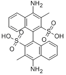 3,3'-DIMETHYL-NAPHTHIDINE-DISULFONIC ACID Struktur