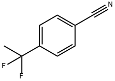 4-(1,1-Difluoroethyl)benzonitrile Struktur