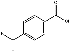 4-(二氟甲基)苯甲酸, 55805-21-5, 結(jié)構(gòu)式