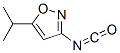 Isoxazole, 3-isocyanato-5-(1-methylethyl)- (9CI) Struktur