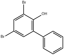 2,4-DIBROMO-6-PHENYLPHENOL Struktur