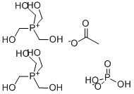 TETRAKIS(HYDROXYMETHYL)PHOSPHONIUMACETATE/PHOSPHATE Struktur