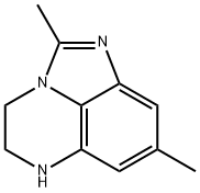 4H-Imidazo[1,5,4-de]quinoxaline,5,6-dihydro-2,8-dimethyl-(9CI) Struktur