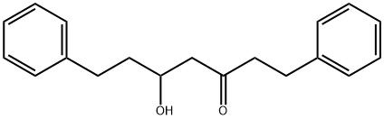 5-Hydroxy-1,7-diphenyl-3-heptanone Struktur