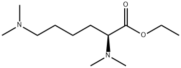 Nα,Nα,Nε,Nε-Tetramethyl-L-lysine ethyl ester Struktur