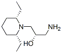 1-Piperidineethanol,alpha-(aminomethyl)-2,6-diethyl-,(alphaS,2R,6S)-(9CI) Struktur