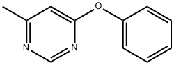 PYRIMIDINE, 4-METHYL-6-PHENOXY- Struktur