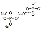 trisodium yttrium bis(phosphate) Struktur